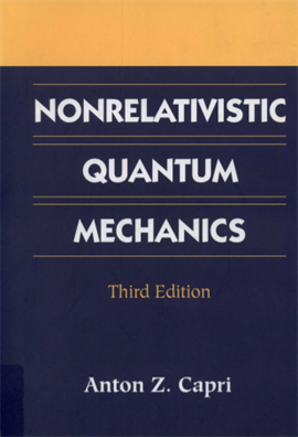 Non-Relativistic Quantum Mechanics 3ed